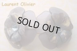画像1: Laurent Olivier バレッタ / グレー