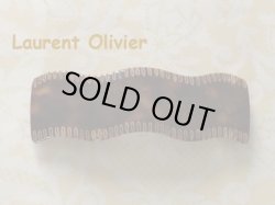 画像1: Laurent Olivier バレッタ / 焦茶