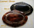 画像4: Laurent Olivier バレッタ / 茶 (4)