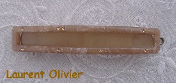 画像1: 【再入荷】Laurent Olivier ヘアピン / 茶 (1)