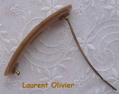 画像1: 【再入荷】Laurent Olivier ヘアピン / 茶