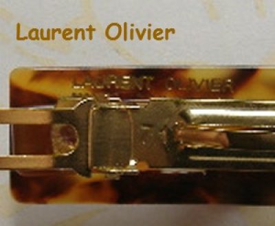 画像3: Laurent Olivier バレッタ / 茶