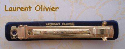 画像1: Laurent Olivier バレッタ / 青