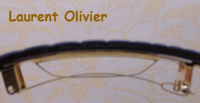 画像2: Laurent Olivier バレッタ / 青