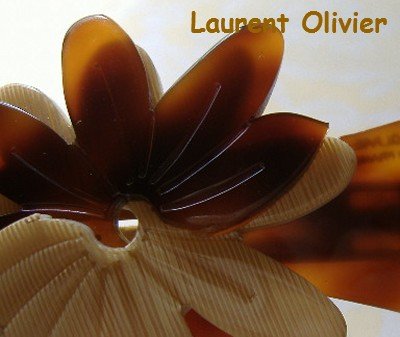 画像2: Laurent Olivier バレッタ / 茶