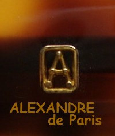 画像3: ALEXANDRE de Paris バレッタ / 茶
